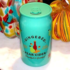 DW HOME CANDLE GINGERED PEAR CIDER-SODA POP THANKFUL & GRATEFUL 15oz NEW 1 WICK